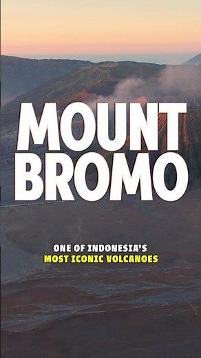 Mount Bromo: Indonesia’s Volcano That Never Sleeps! #geography #facts
