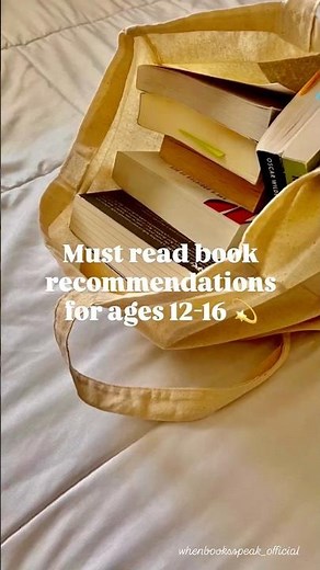 Books recs for ages 12-16 💫 #booktube #booktok #books #bookrecommendations #fyp