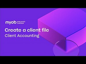 Client Accounting - Create a client file (Setup)