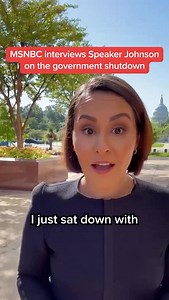 EXCLUSIVE: Ali Vitali spoke with House Speaker Mike Johnson for his first sit-down interview with MSNBC since assuming the office. Tune in tomorrow to MSNBC’s “Way Too Early” at 5 a.m. ET and “Morning Joe” at 6 a.m. ET for the full interview. | MS NOW