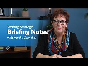 Writing Strategic Briefing Notes