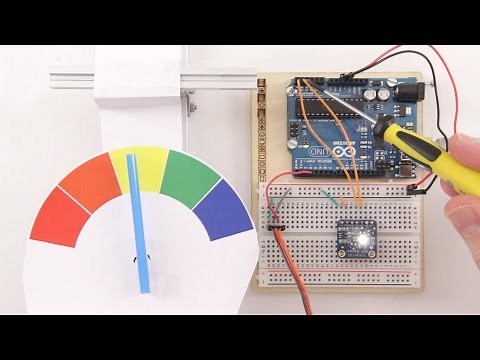 RGB Farb Sensor TCS34725 am Arduino