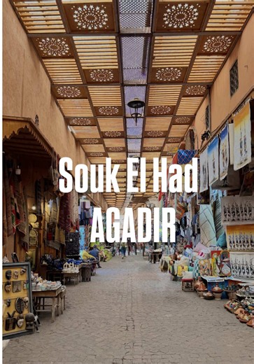 Coup de cœur pour ce souk #agadir #taghazout #maroc #pourtoi #vlog