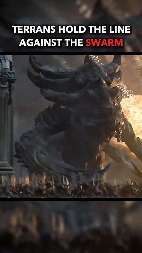 Terrans Hold the Line Against the Swarm (StarCraft II: Heart of the Swarm)