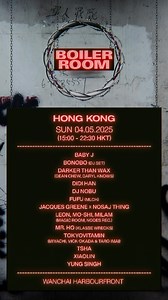 Your Boiler Room: HK lineup is here ⛓️ Bonobo, Yung Singh, Xiaolin, Magic Room and more. Final release tickets now on sale! | Collective Minds