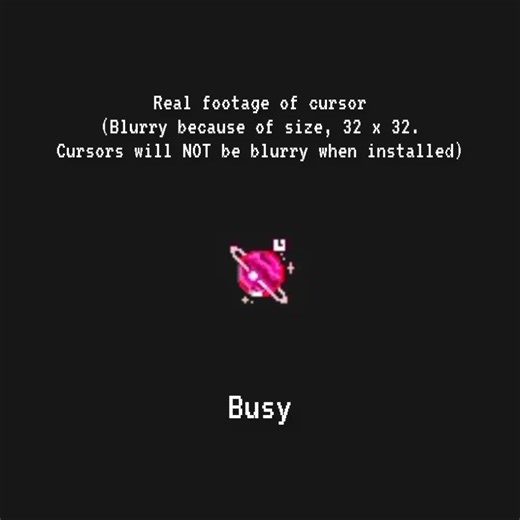 cursor pack - spacecore nebula red - cursorcore