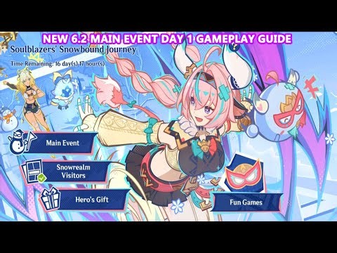 Genshin Impact Soulblazers' Snowbound Journey : New 6.2 Main Event Day 1 Gameplay Guide