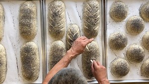 Do you know which country consumes more bread 🥖 than any other? Germany 🇩🇪 And guess their favorite bread? Rye. This is my 35% rye made with organic Montana flour. I’ve made and shared this recipe everywhere from Poland 🇵🇱 to Russia 🇷🇺 to the Netherlands 🇳🇱. It’s a favorite of many 😉👍🏼 Try it tonight at the Big Sky Market, rain or shine! #rye #ryebread #montana #farmersmarket #montana | Sinclair's Bakery