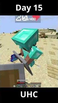 Day 15 Of Minecraft UHC Until 400 Subs (The Hidden Dog Feature! 🐶) #shorts #minecraft