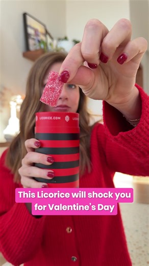 A Valentine's Day gift that's memorable and intentional 💕 The Red Licorice Lover Gift Box with 6 different flavors. Fresh, chewy, nostalgic, and not something they'd expect. | Licorice.com