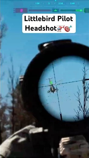BATTLEFIELD 6:PILOT HEADSHOT🚁🎯#battlefield #headshot #sniping #season2 #littlebird #bf6 #hunter