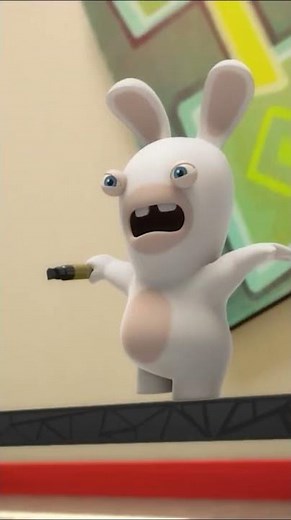 Rabbid VS Rabbid 🖌 | RABBIDS INVASION #shorts