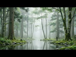 Zen Forest Mist 🌿 | 4K Calm Nature Background for Relaxation & Meditation