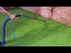 Artificial grass cleaning