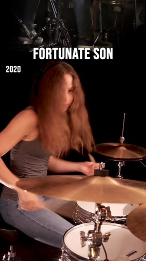 Sina's Fortunate Son Drum Cover | Rock Drums Performance