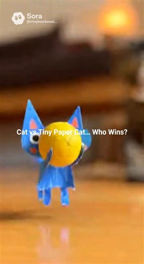 Cat vs Tiny Paper Cat… Who Wins? 🐱💥S15E47