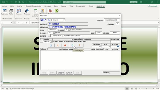 💻 SISTEMA DE INVENTARIOS – APLICATIVO EN EXCEL 💻 💽 Cómo OBTENERLO aquí: https://www.archivoexcel.com/producto/sistema-de-inventarios-aplicativo-en-excel/ - - - - - - - - - - - - - - - - - - - - - - - - - - - - - - 📌 «Aplicativo en excel con macros para llevar el control de inventario valorizado de micros, pequeñas y hasta medianas empresas que no tienen o manejan mucha información y que no tienen demasiados productos o artículos.» - - - - - - - - - - - - - - - - - - - - - - - - - - - - - - �