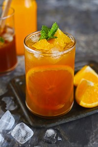 Orange Iced Tea Recipe - Fun FOOD Frolic