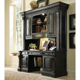 Hooker Furniture Telluride Computer Credenza with Hutch - Most Popular
