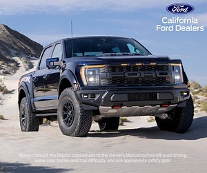 Make every day #WildWednesday in the Ford F-150 Raptor! ‍💨 This off-roading truck is ready for any terrain with its largest-ever shocks and state-of-the-art electronic control technology. The Ford #F150Raptor is designed to resist heat buildup, react fast to terrain changes and decrease frictional losses. So whether you’re exploring the rugged terrain of the Rubicon Trail or cruising through the towering trees of the Redwood Forest, the Raptor is ready for the ride! What are you waiting for? He