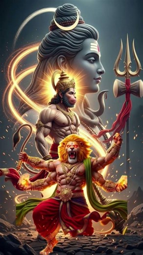 Powerful Hanuman Devotional Song 🙏 | Lord Hanuman Bhakti Song | Strength & Courage #Shorts