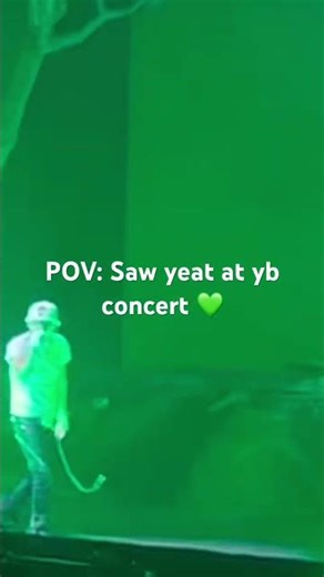 Yeat at the yb concert