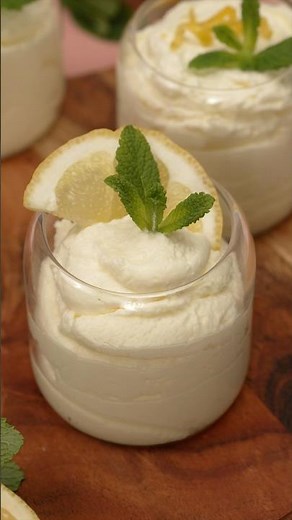 Zitronen-Mascarpone-Creme 🍋☀️ #EinfachTasty #Sommerdessert #Zitronencreme #SchnelleRezepte