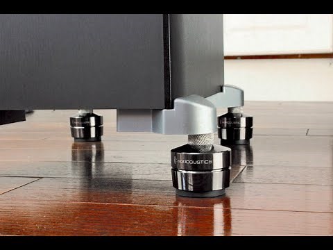 Speaker spikes isolation feet
