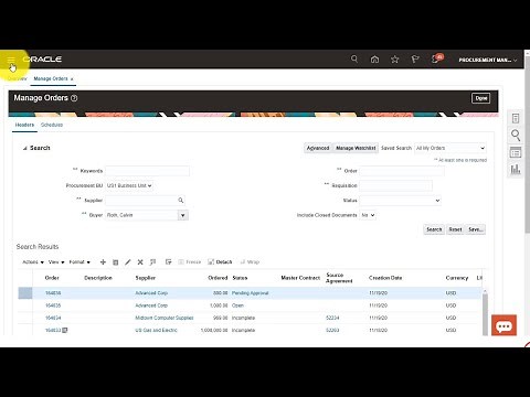 How to troubleshoot a PO under pending approval status (on Oracle Fusion Cloud Procurement 20C)