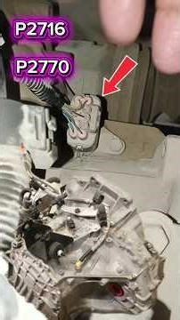 P2716 Pressure Control solenoid D electrical P2770 torque converter Clutch solenoid Circuit high
