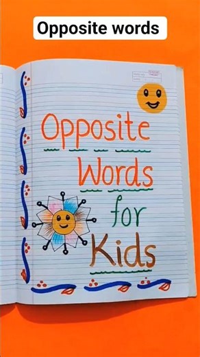 Learning opposite words is fun and easy for kids! 📚✨| Practice daily | #shorts #viral