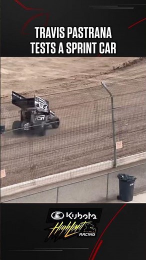 👀 Travis Pastrana testing the #199 Sprint Car in Las Vegas #HighLimitRacing