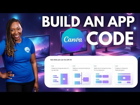 Create Your Own App with AI using CANVA CODE