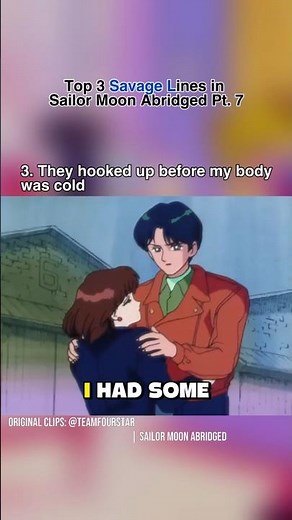 Top 3 Savage Lines Part 7 | Sailor Moon Abridged #anime #sailormoon #classicanime #usagi