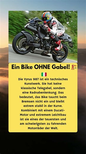 Vyrus 987: Das Motorrad mit Radnabenlenkung 📐🧬