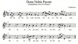 Dona Nobis Pacem Canon ( SSAA) Choir With Lyrics And Piano Sunday 7pm Choir