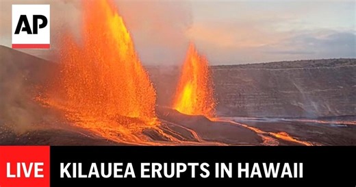 LIVE: Mount Kilauea erupts in Hawaii