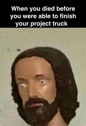 I even brought kitty litter to clean up the oil stains 🙏😭 #chevy #classictrucks #fyp #memes #squarebody