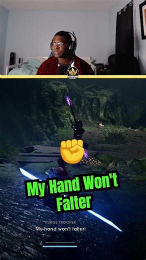Electro-Staff Purge Trooper vs Jedi! #jedifallenorder #starwars #gaming