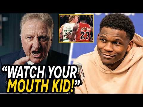 Larry Bird DESTROYS Anthony Edwards For Calling Him "Unskilled"
