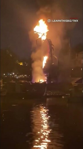Video shows Disney dragon catching fire during 'Fantasmic' show