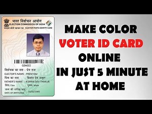 How to Make Voter ID Card Online - New Voter ID Card Registration Online For FREE in 5 Minute