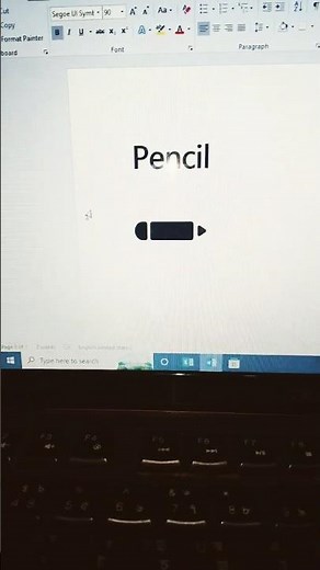 "Draw Pencil Symbols in MS Word Using Just a Keyboard Shortc!"#sorts #words#computer #foryou#typing