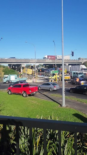Truck Accident at 10.20am in Wiri, NZ