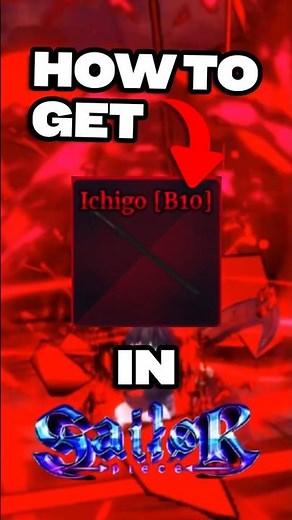How To Get Ichigo / Soul Reaper Sword In Sailor Piece #roblox #sailorpiece