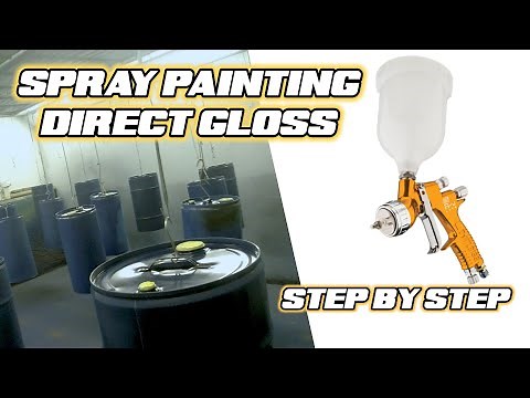 Spray painting direct gloss a guide for beginners
