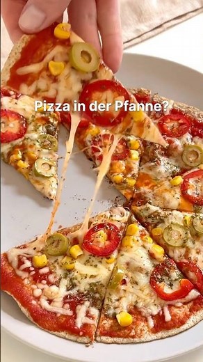 Schnelle Pizza in der Pfanne