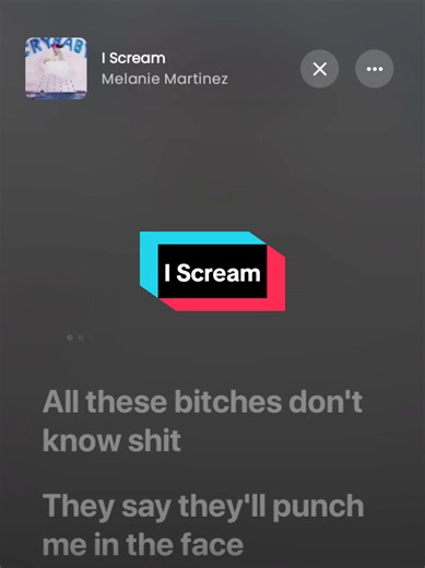 I Scream (Unreleased) (Speed Up) - Melanie Martinez #song #lyrics #iscream #melaniemartinez #fyp