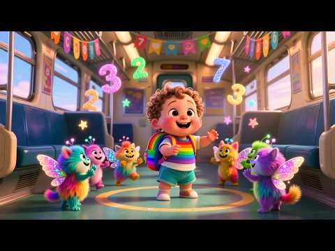 Magical Train Tracks with Baby 🚂✨ | Learn ABC and Numbers | Fun Learning Adventure