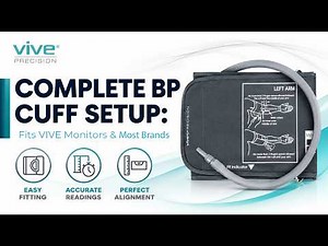 Universal BP Cuff Replacement: Fits 8.6” to 16.5” Arms & Top Brands